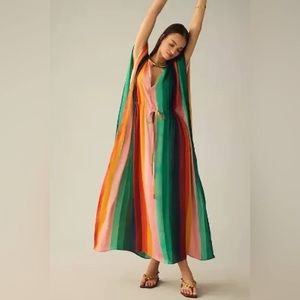 NWT By Anthropologie striped kaftan
